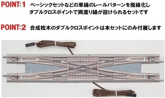 TOMIX 91029 N Gauge (Rail Pattern D) Double Track Crossing Point Set NEW F/S - Image 3 of 4