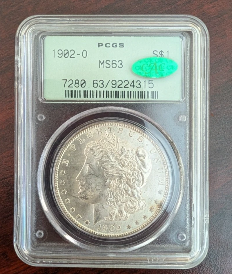 MS 63 Graded 1902 Year Morgan US Dollars (1878-1921) for sale | eBay