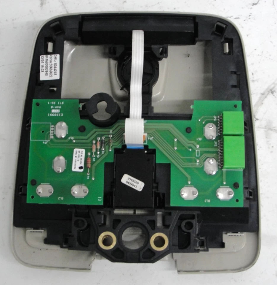 Volvo S60 V70 XC70 XC90 S80 techo cúpula mapa luz superior con techo corredizo beige 01-09 Foto 3 de 4