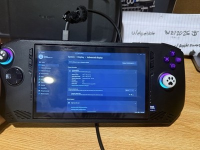 MSI Claw A1M-050US PC Gaming Handheld Ultra 7-155H 7'' 120Hz FHD 16GB RAM 1TB SSD