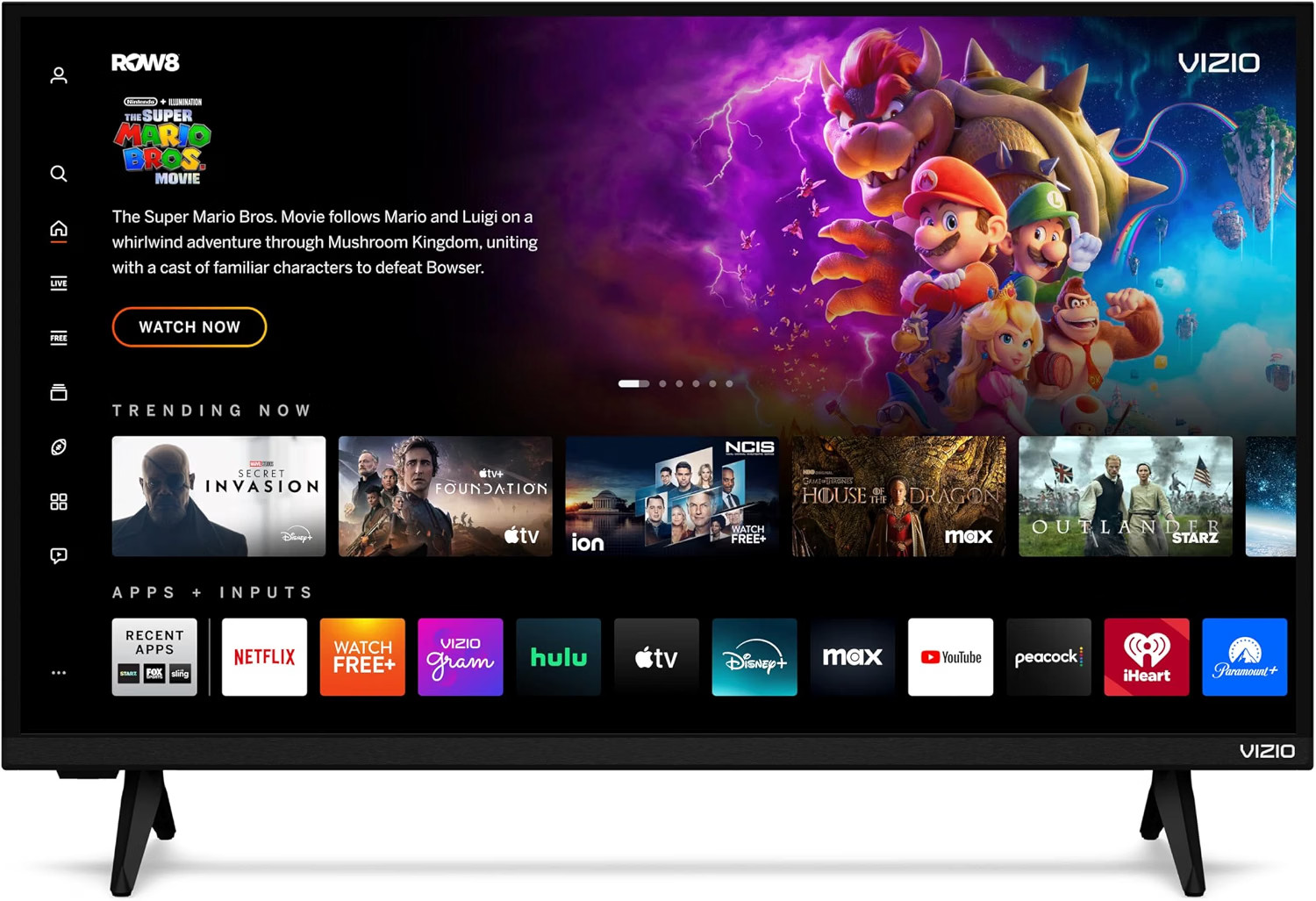 VIZIO 34" Full HD Smart Tv HDMI Wifi Bluetooth Chromecast V Series VHD32M-0810