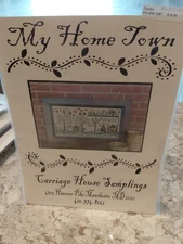 Carriage House Samplings "My Home Town" Cross Stitch Pattern Chart 2007 New