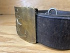 Genuine USSR Soviet Russian Navy Military Belt Buckle Brass Anchor Star — photo 6