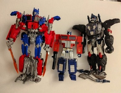 LOOSE Transformers 2007 Voyager Class Optimus Prime & Optimus Primal Bundle F4B1