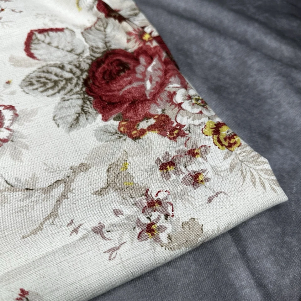 Tela Waverly Norfolk Rosa 57" X 76" 100% Algodón Floral Foto 4 de 4