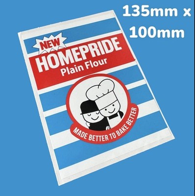 Homepride Einfaches Mehl Klassisch Vintage Vinyl Aufkleber Küche Backen Kochen 