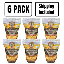 Organic Mushroom Popcorn | 2 lb | Pack of 6 | Non-GMO | Shipping Included | Grai