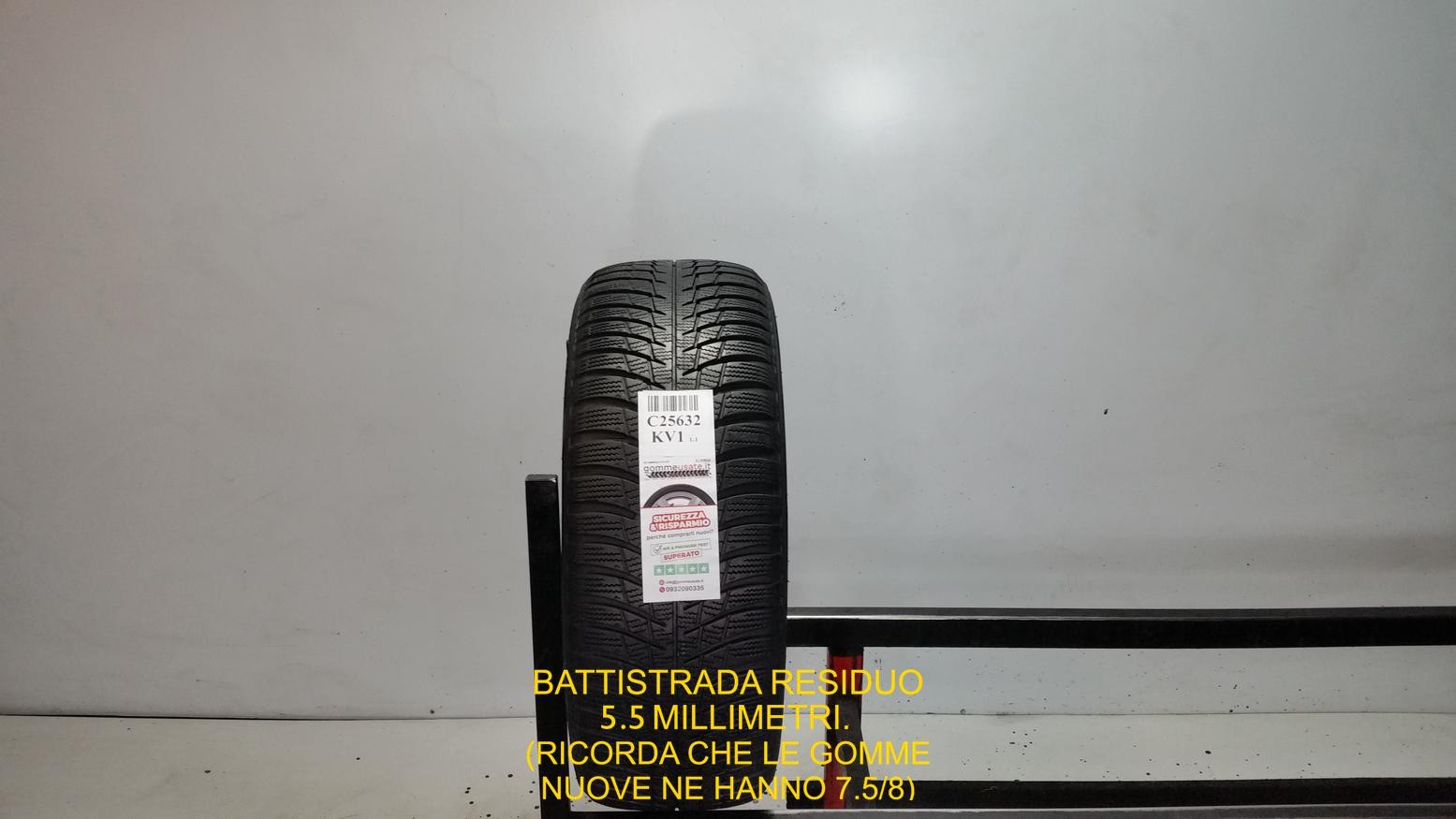 GOMME USATE TERMICHE 205/55R16 94H BRIDGESTONE BLIZZAK LM001 PNEUMATICI C25632