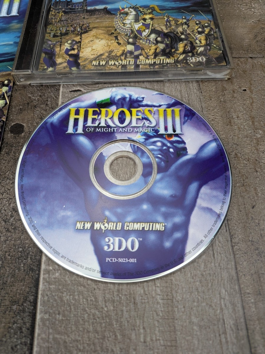 Heroes of Might and Magic 3 III 1999 PC Windows CD-ROM 3DO | eBay