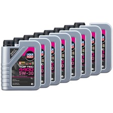 Motoröl Top Tec 4400 5W-30 LIQUI MOLY 8X 1 Liter für Dacia Jeep Mercedes Renault