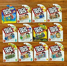 Tech Deck Skateboard Fingerboard Sonic The Simpsons - 20 Available - You Pick