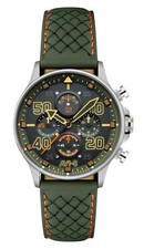 AVI-8 Hawker Typhoon Chronograph Green Dial Quartz Men's Watch AV-4093-0D