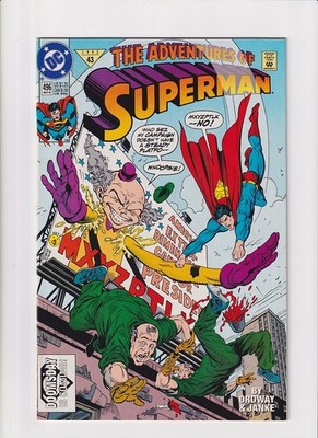 Adventures of Superman (1987) # 496 (5.0-VGF) Doomsday Cameo, Scuffed on Back...