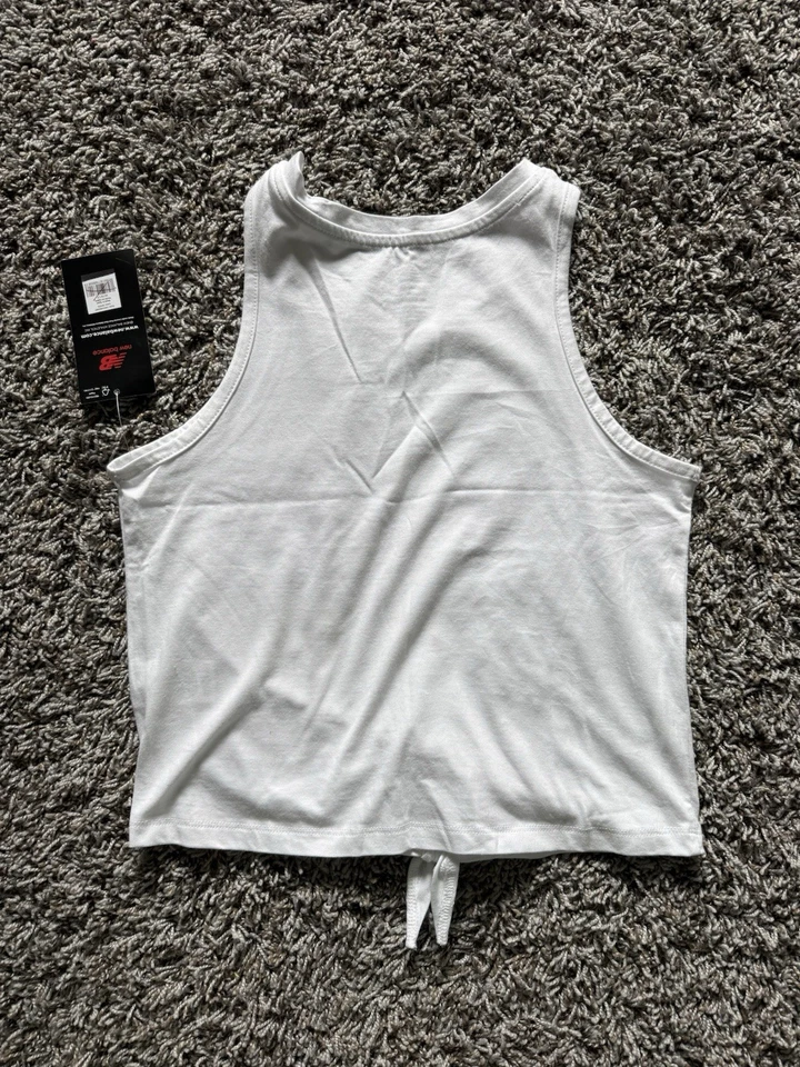 🍭 New Balance Girls Tie Front Tank Top Size M 10/12 “I Am The Future” NWT! - Image 2 of 4