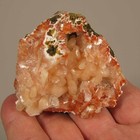 2.1" Orange HEULANDITE & STILBITE Crystal Cluster on Matrix- Maharashtra, India — photo 1