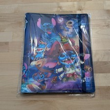 Disney Lorcana TCG Stitch Binder NEW 14 Double Sided Pages Holds 252 Game Cards