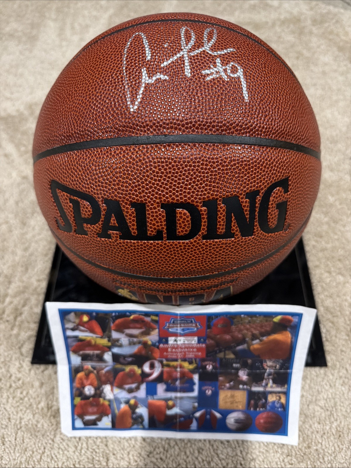 Andre Iguodala Autographed Spalding Basketball -PSA Authenticated -Free Case! view 7