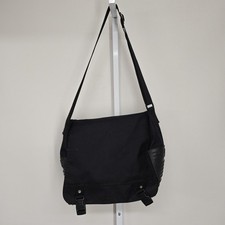 Esprit Borsa Messenger Vintage Y2K Nera Base in Gomma Techwear Tracolla Utility