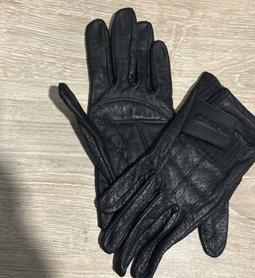 Vintage Olympia Women s Leather Riding Gloves Driving Gloves Sz M Black Classic