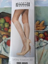 Wolford Satin Touch 20 Knee Highs Black Medium