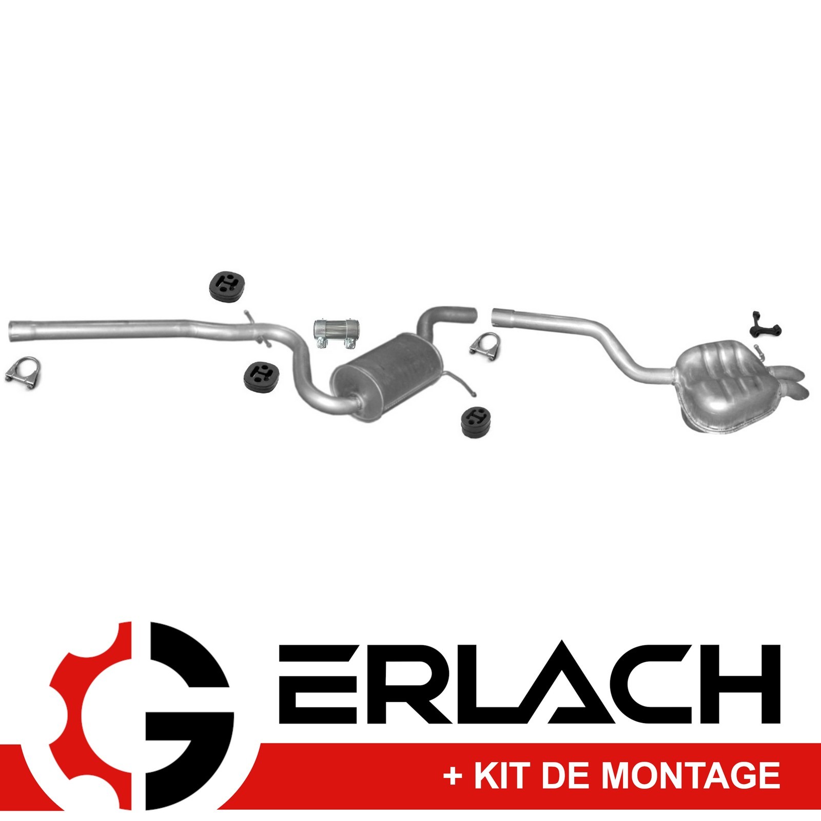 Silencieux d'échappement 5092 pour Skoda Octavia II 2.0 TDI remplacement entretien annuel