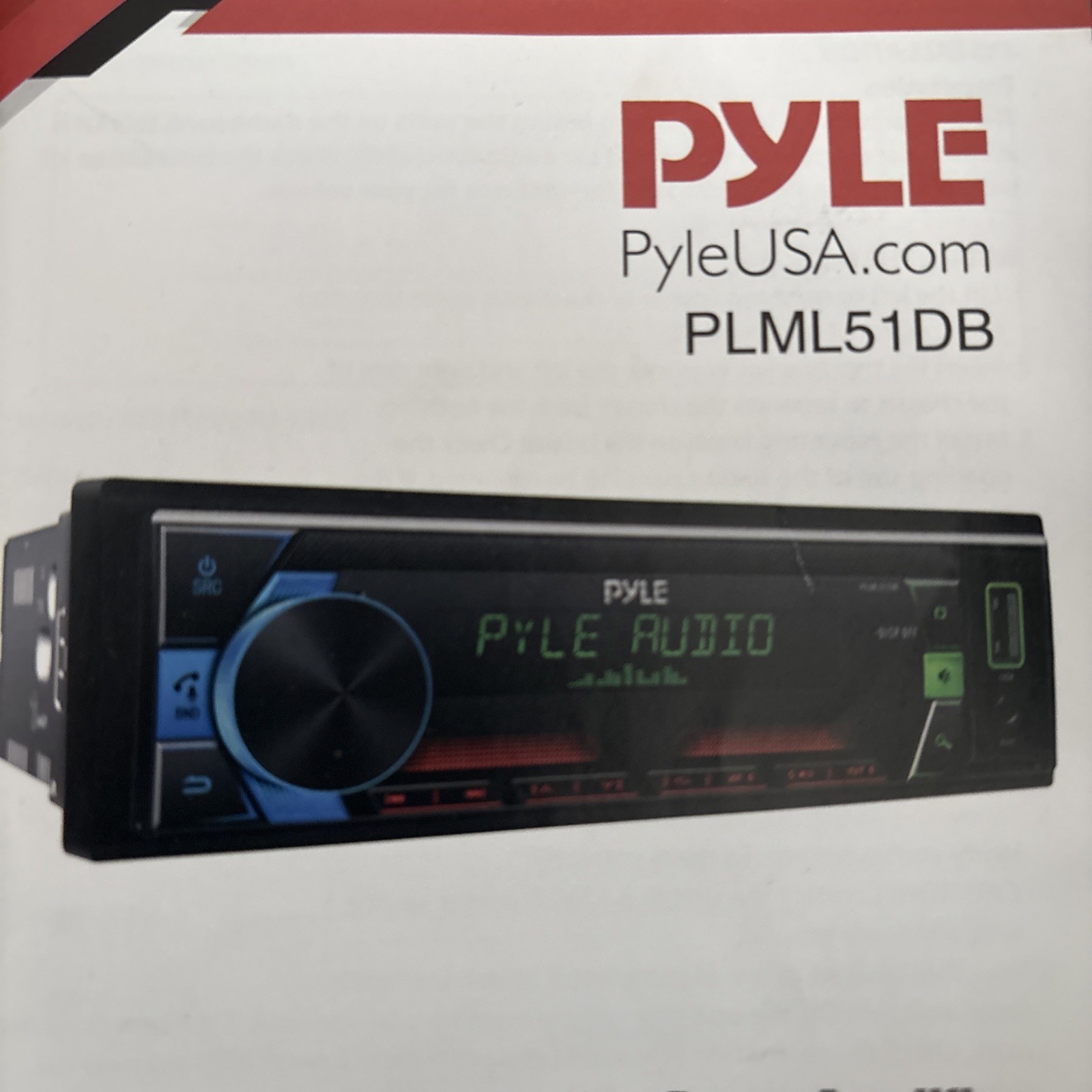 Receiver Power Amplifier- Single Din 30 Preset Memory Plml51
