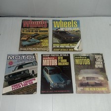 Vintage Car Magazines Modern Motor / Wheels / Motor Manual 
