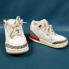 Nike Air Jordan 3 Retro White/Orange Georgia Peach Sneakers FQ9175-121 Baby 7C