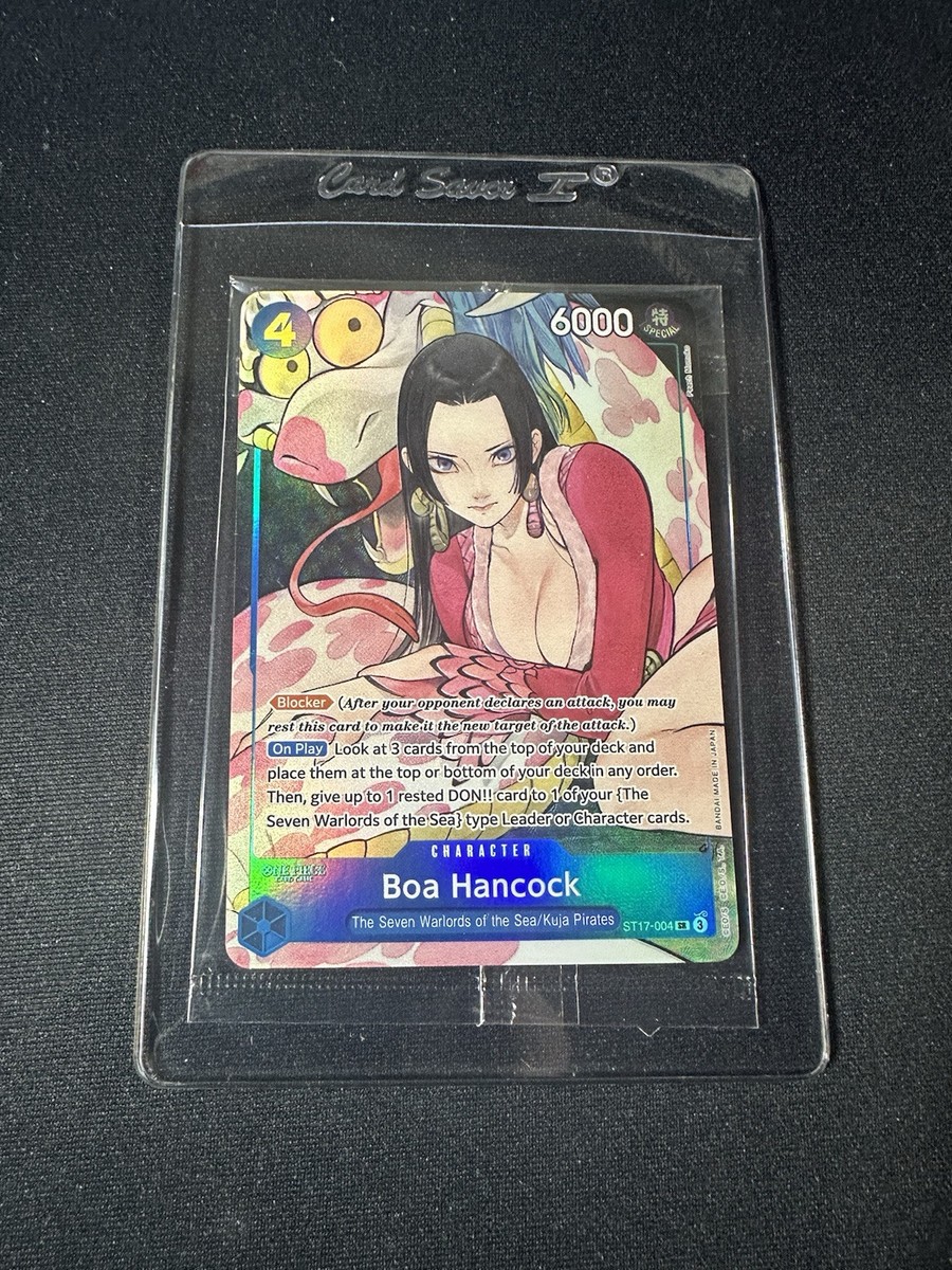 BOA HANCOCK One Piece TCG ST17-004 Sealed Promo English Foil BOA HANCOCK One Piece TCG ST17-004 Sealed Promo English Foil