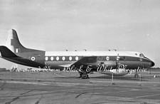 RAE Vickers 837 Viscount XT575, c1970s, B&W Negative, Aviation Aircraft