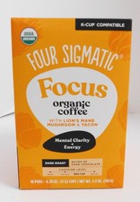 Four Sigmatic Mushroom Coffee K-Cups 10ct Dark Roast Focus Immune Support
