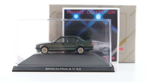 Herpa H0 30043 BMW Alpina B11 3,5 verde en caja acrílica | Zustand: Gebraucht