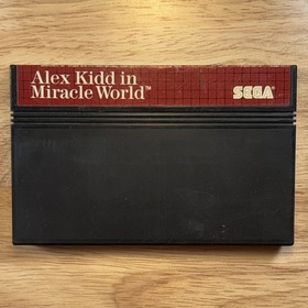 Sega Master System - Alex Kidd in Miracle World - Game, Box & Catalog Manual
