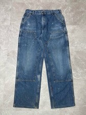 00s Carhartt Double Knee Duck Painter Pants 34x32 Vintage Japan