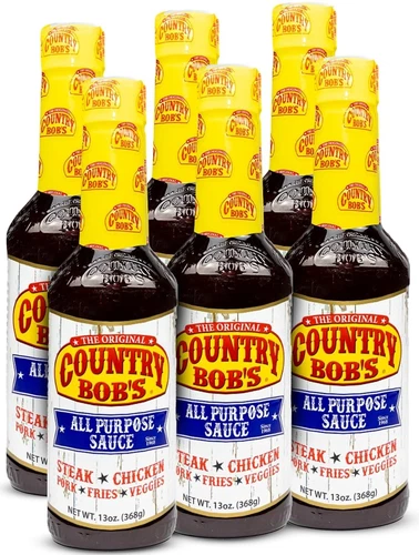 Country Bob's Original All Purpose Sauce - (13 oz, 6 Bottles)