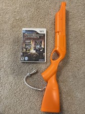Arcade Hits Pack Gunblade NY & LA Machineguns Nintendo Wii Video Game CIB & Gun