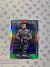 2025 Topps Chrome UFC Joshua Van Rookie Frozenfractor -1/0 UFC CHAMP! 