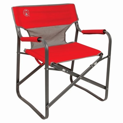 Coleman Outpost Breeze Folding Camping Chair with Cooling Mesh Back, Portable...