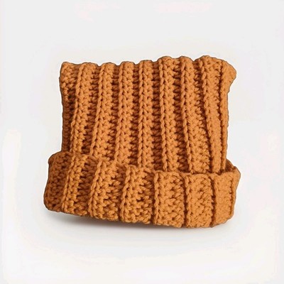 Mütze gehäkelt Handarbeit warme Katzenohren Beanie