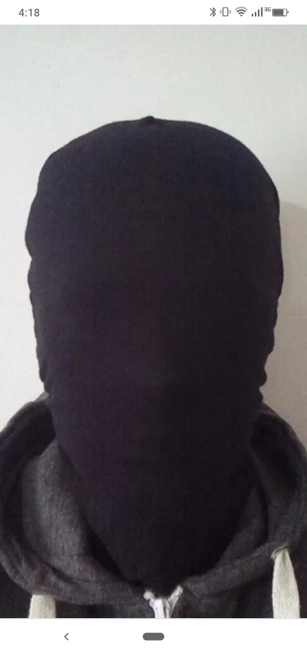 Black Mask Full Face balaclava