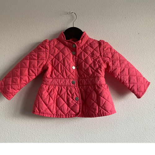 Ralph Lauren Girls Pink Quilted Jacket 