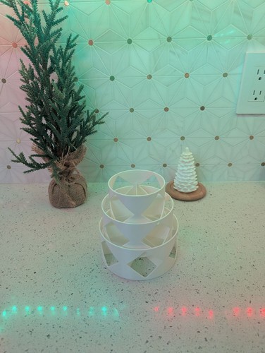 Set of 3 Pyrex Mixing Cinderella Bowl Display Stands 3D Printed - Picture 6 of 6