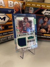 2021-22 Panini Contenders  Rookie Ticket Swatch Green Ice #RTS-MMC Miles Mcbride