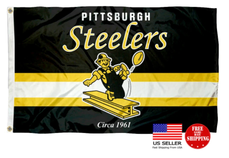 FLAG Pittsburgh Banner USA Man Cave Flags