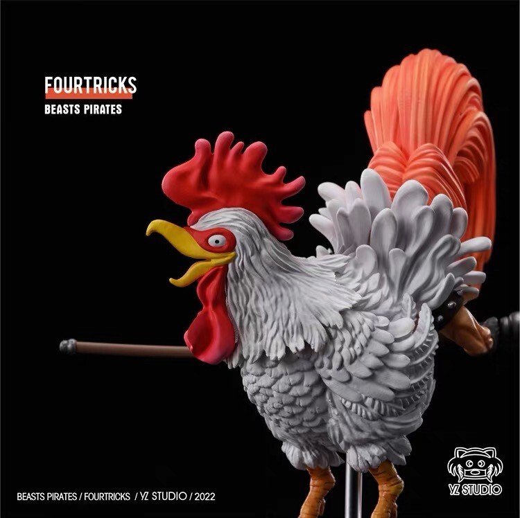 Beasts Pirates Fourtricks Resin YZ Studio One Piece Figure 10cm | eBay