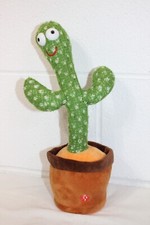 Musical Dancing Singing Cactus 13" Plush Songs  Custom Voice Recording Memo 