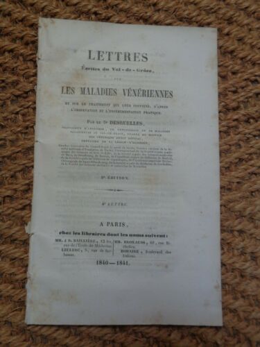 Dr Carolina: 4e Letter On The Maladies Venereal 1840-1841 - Afbeelding 1 van 1