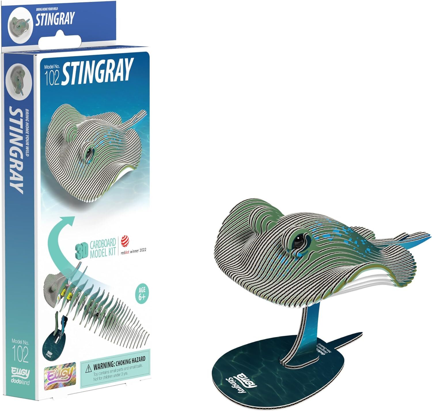 Nuovo EUGY Stingray 3D Modello Craft Kit