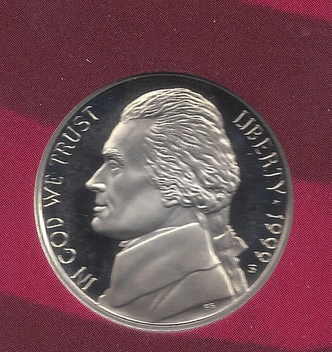 1999-S Jefferson Nickel Proof — photo from another recent sale