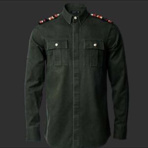 zara military shirt